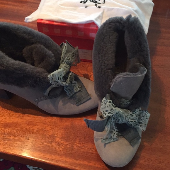 miss foxy suede booties